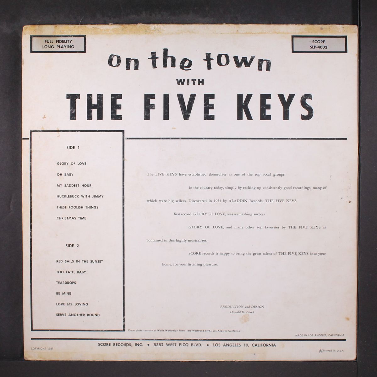 on the town by FIVE KEYS