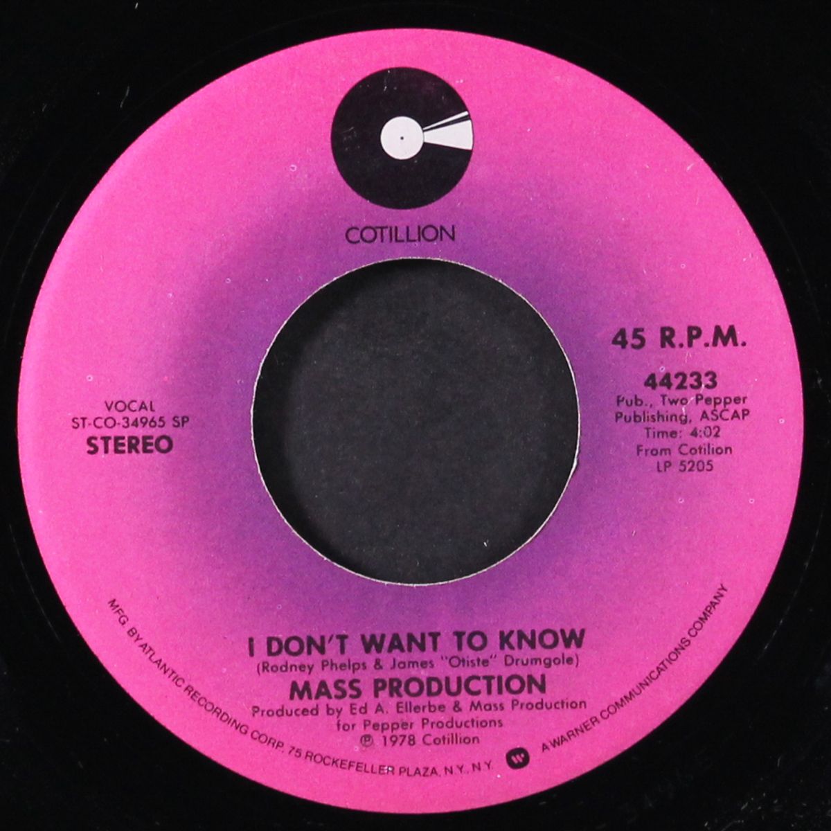 just wanna make a dream come true / i don't want to know by MASS PRODUCTION
