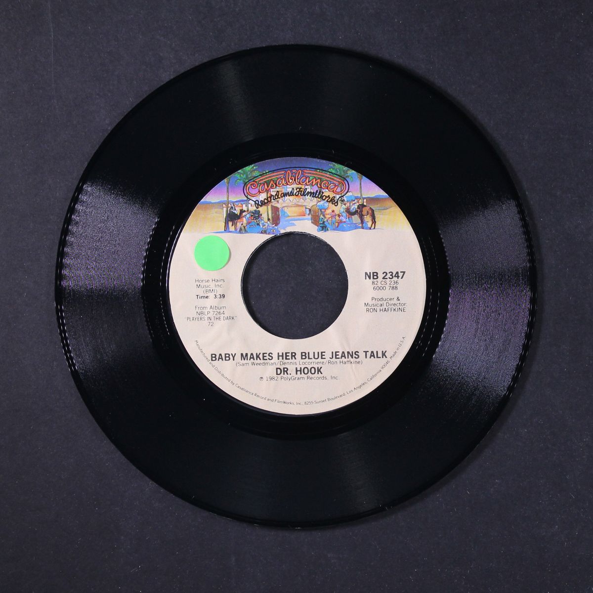 baby makes her blue jeans talk / the turn on by DR, HOOK