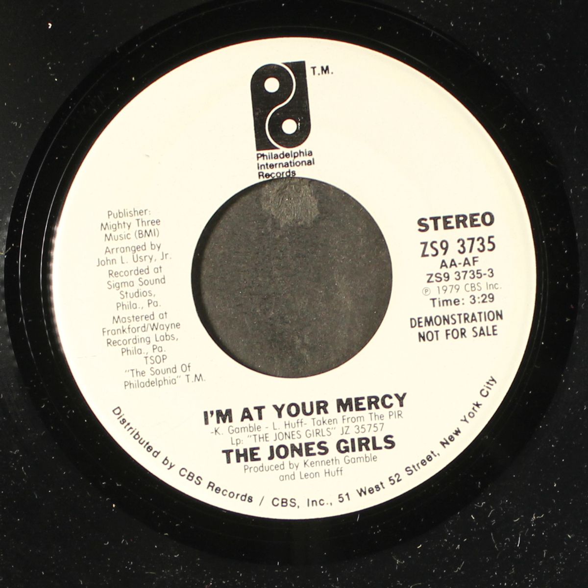 i'm at your mercy / same by JONES GIRLS