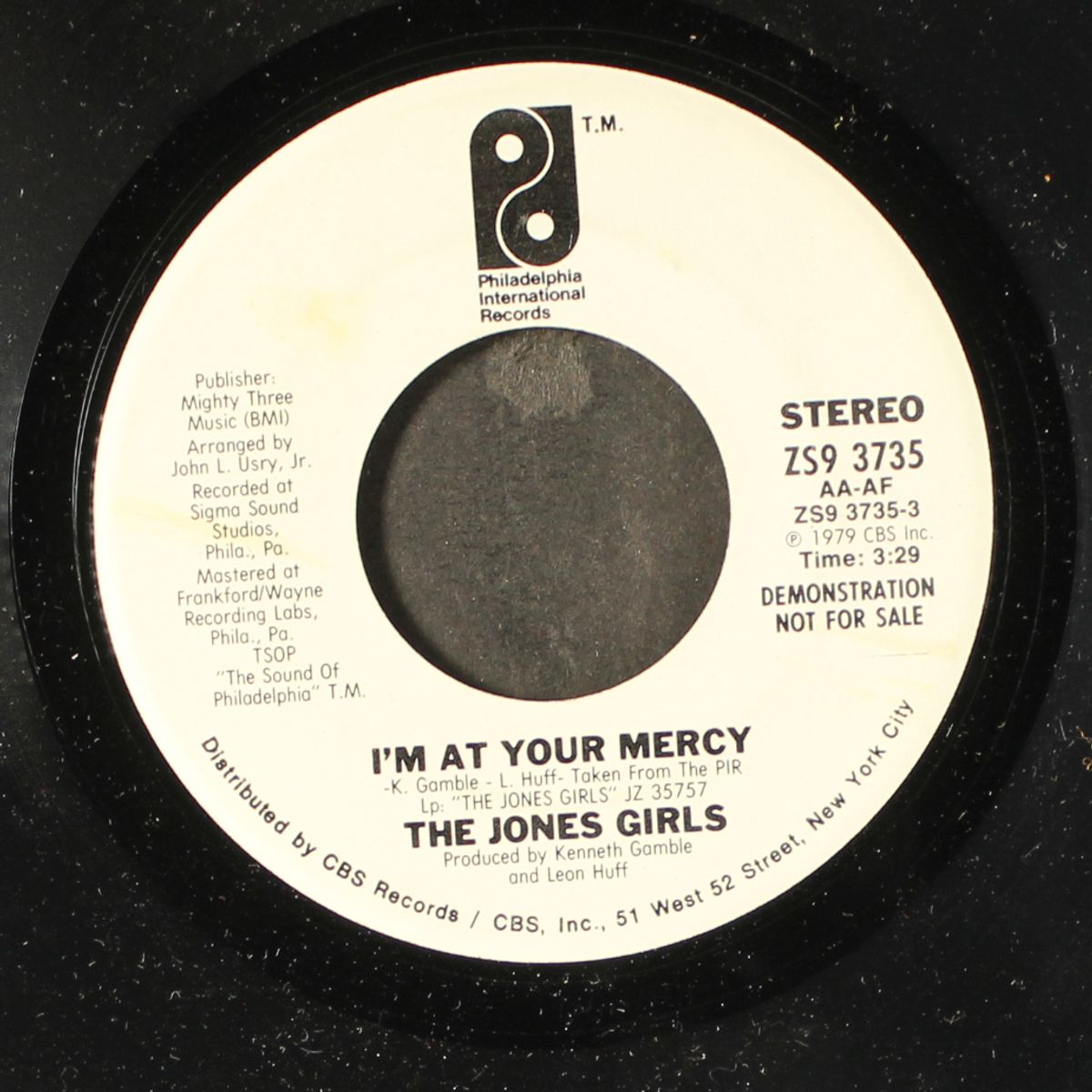i'm at your mercy / same by JONES GIRLS