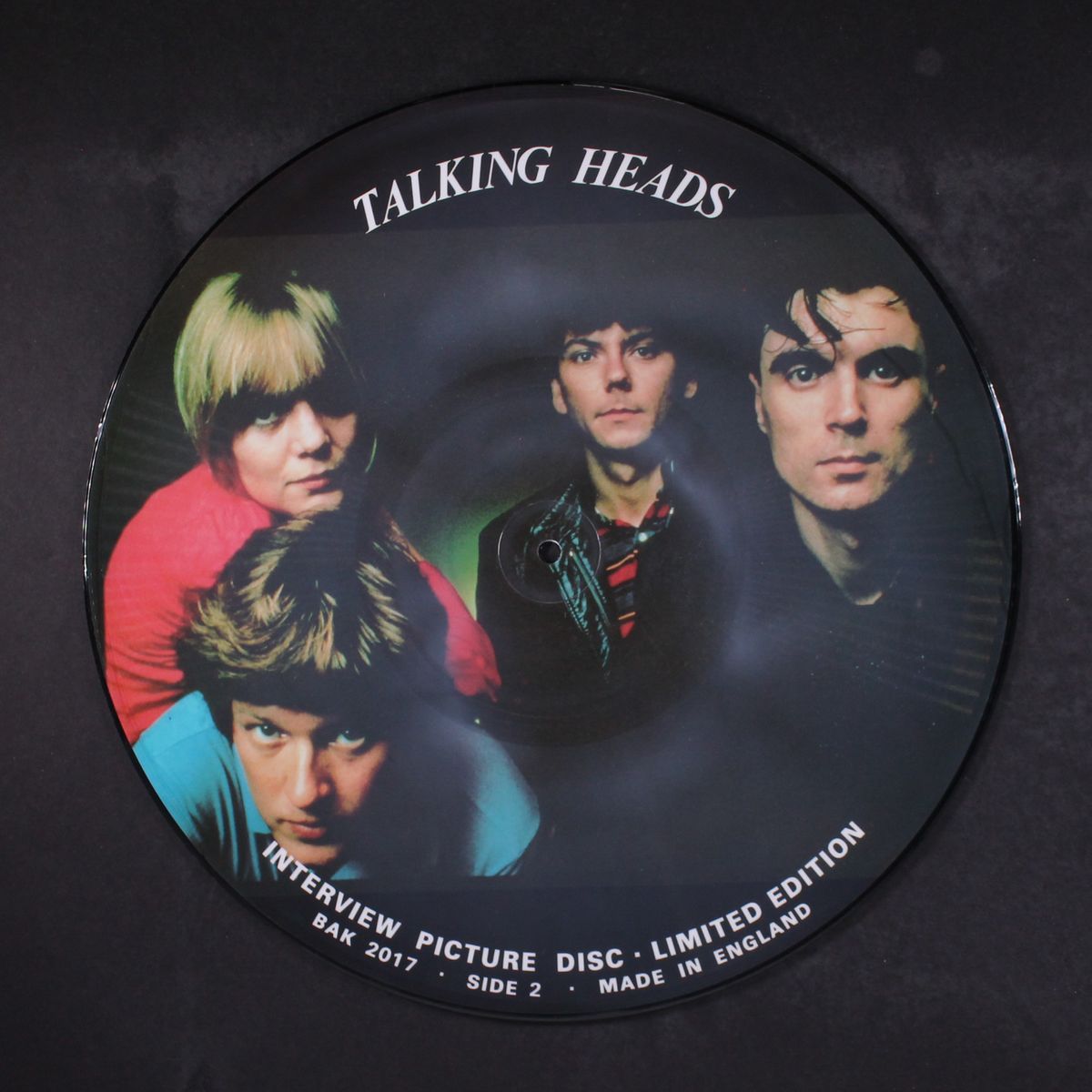 interview picture disc by TALKING HEADS