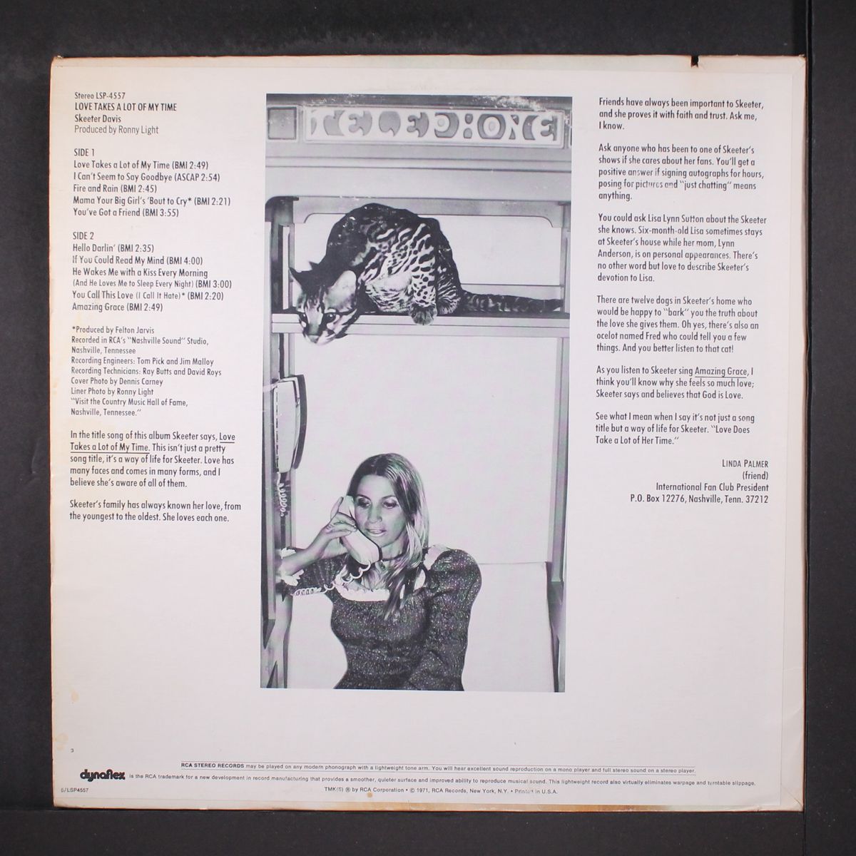 love takes a lot of my time by SKEETER DAVIS