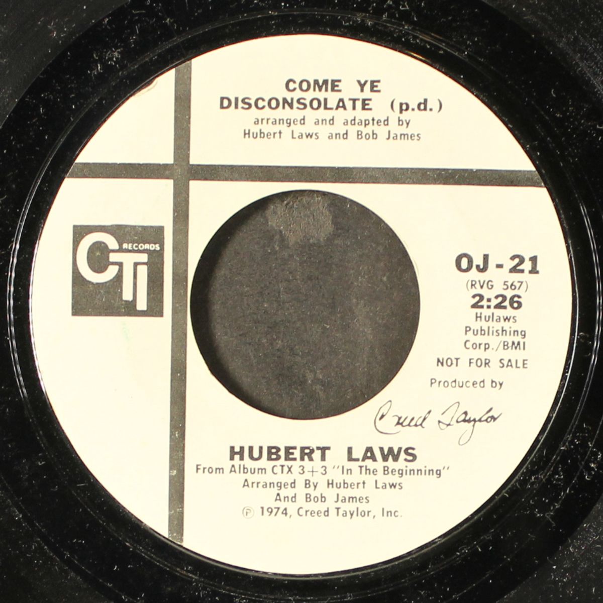 come ye disconsolate by HUBERT LAWS