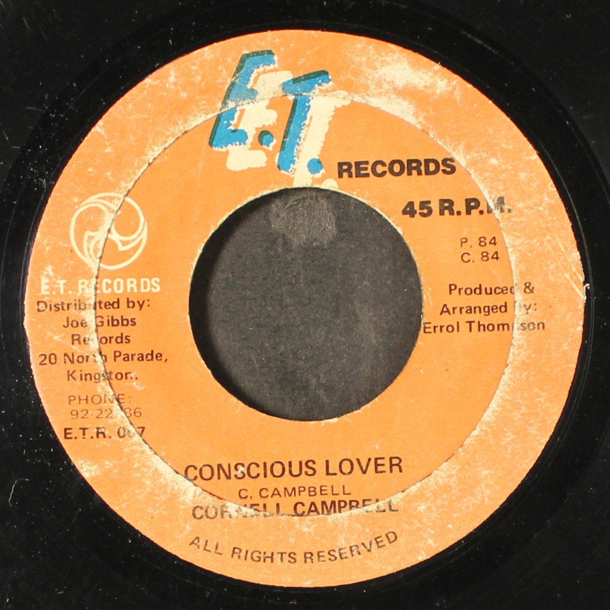 conscious lover / lovers love by CORNELL CAMPBELL