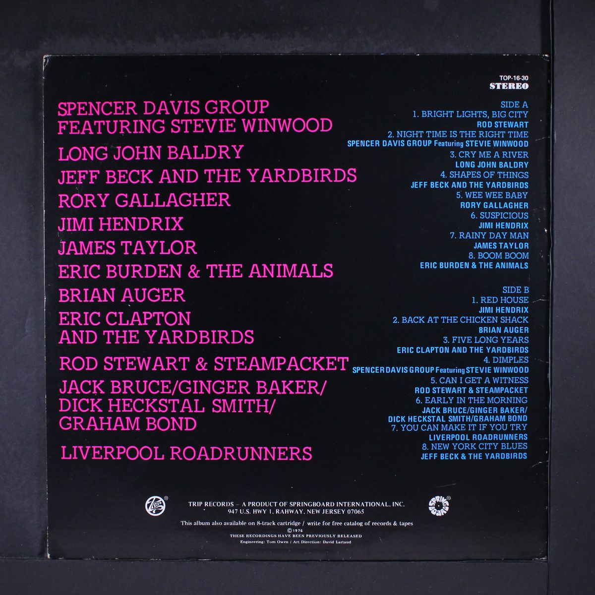 16 rock vocal greats by VARIOUS