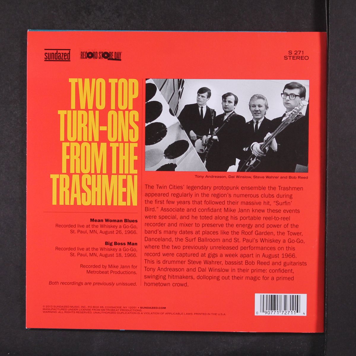mean woman blues / big boss man by TRASHMEN