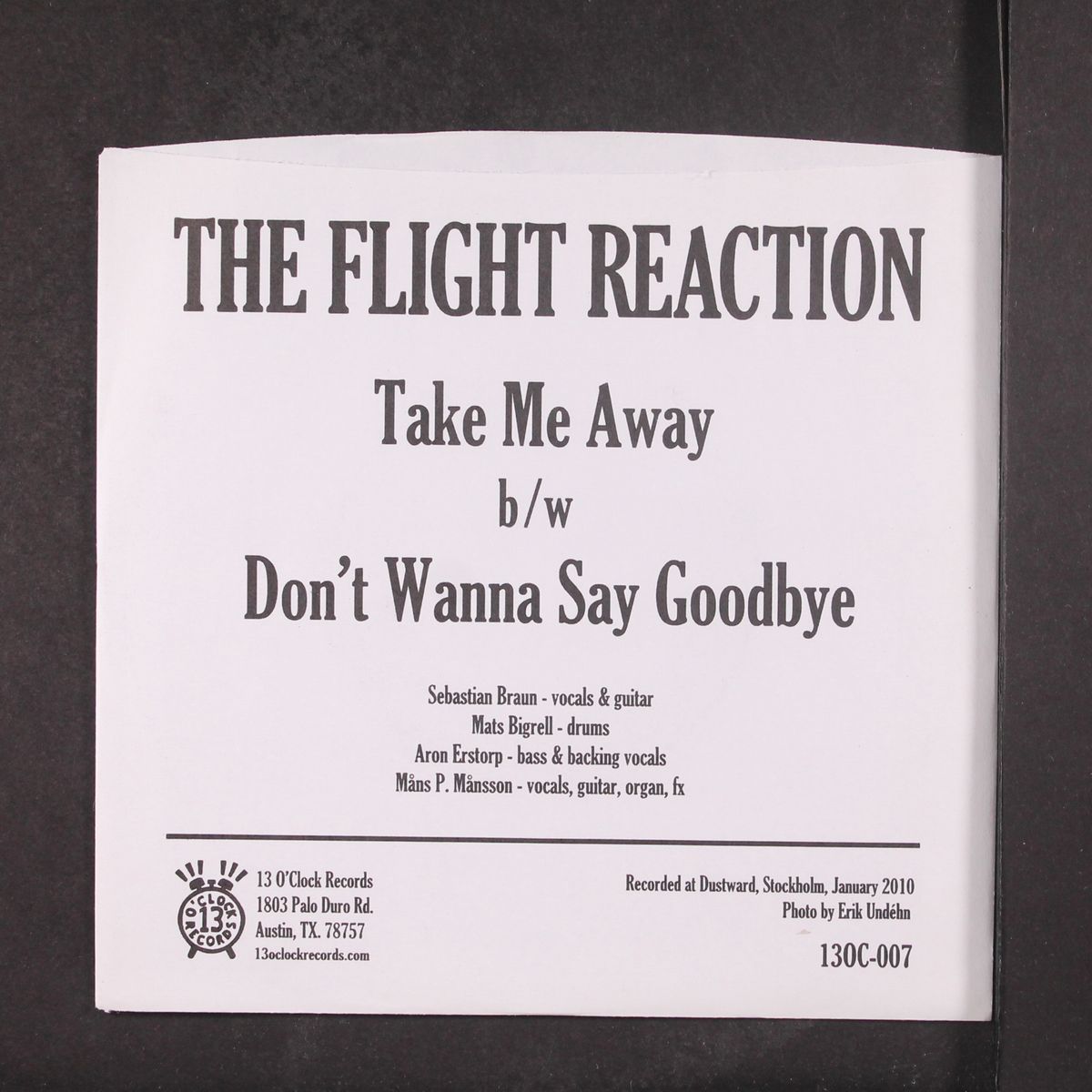 take me away / don't wanna say goodbye by FLIGHT REACTION