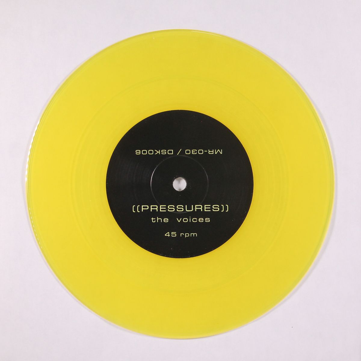 glass statuette / the voices by ROLADEX / PRESSURES