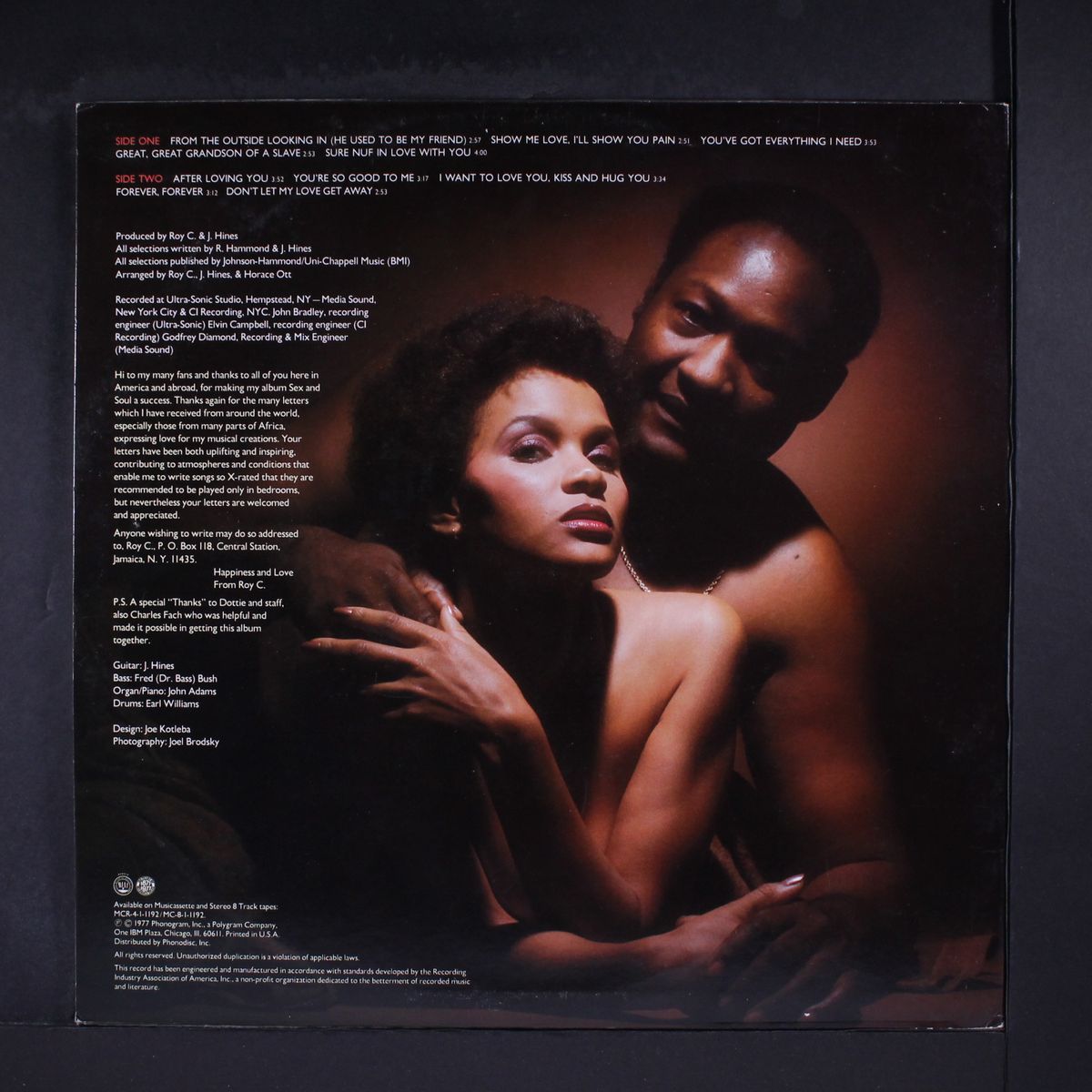 more sex and more soul by ROY C