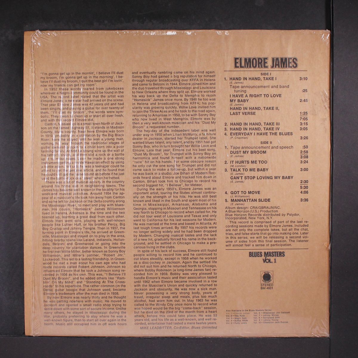 blues masters, vol. 1 by ELMORE JAMES