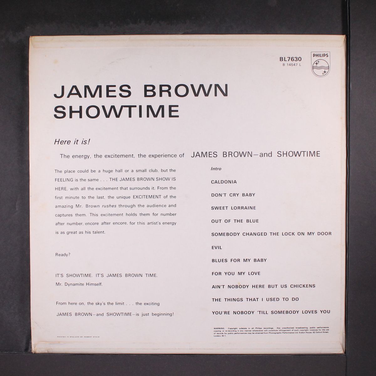 showtime by JAMES BROWN