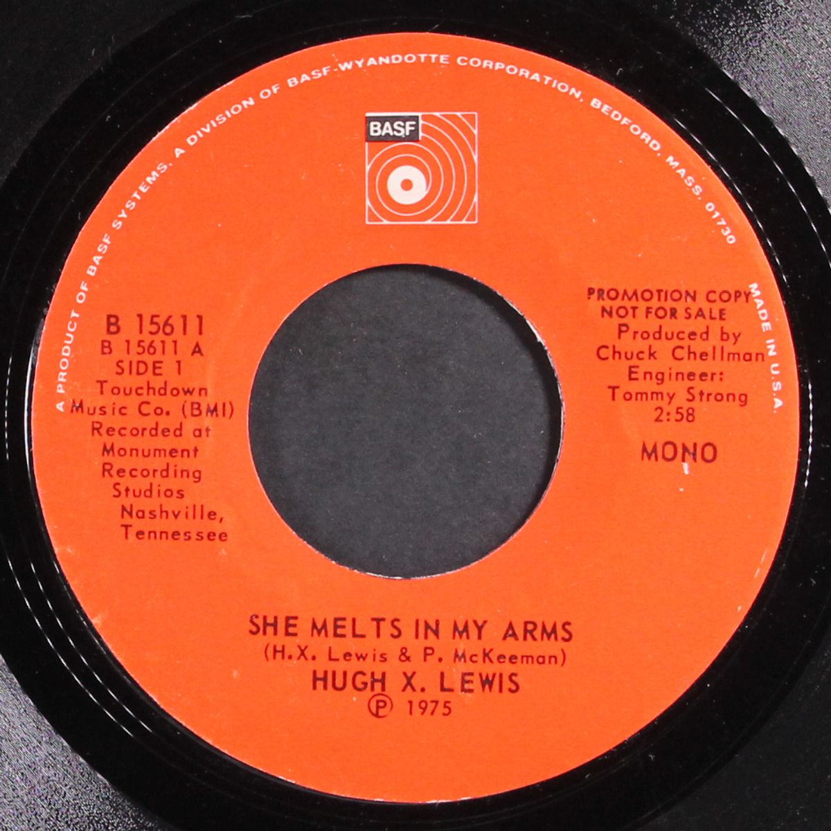 she melts in my arms / nobody but me by HUGH X. LEWIS