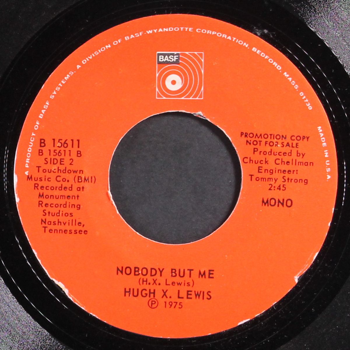 she melts in my arms / nobody but me by HUGH X. LEWIS