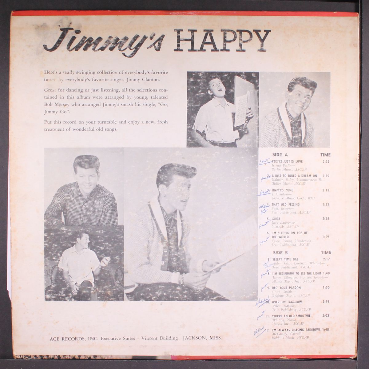 jimmy's happy by JIMMY CLANTON
