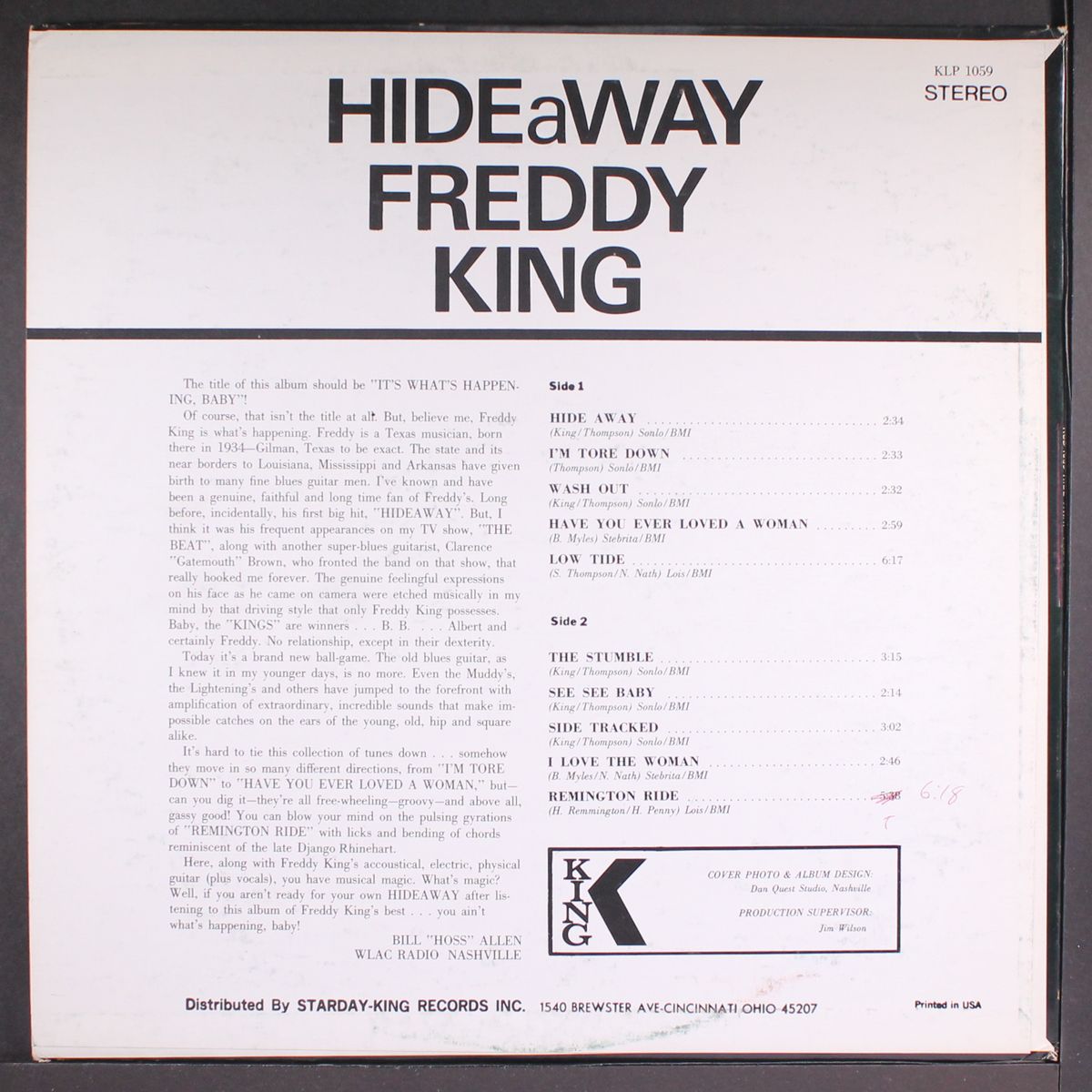 hide away by FREDDY KING