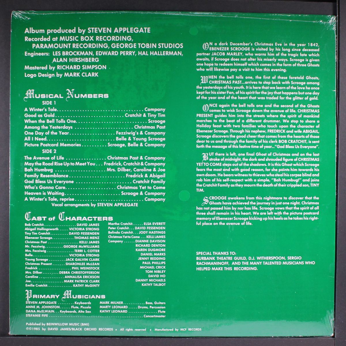 a winter's tale by ORIGINAL CAST