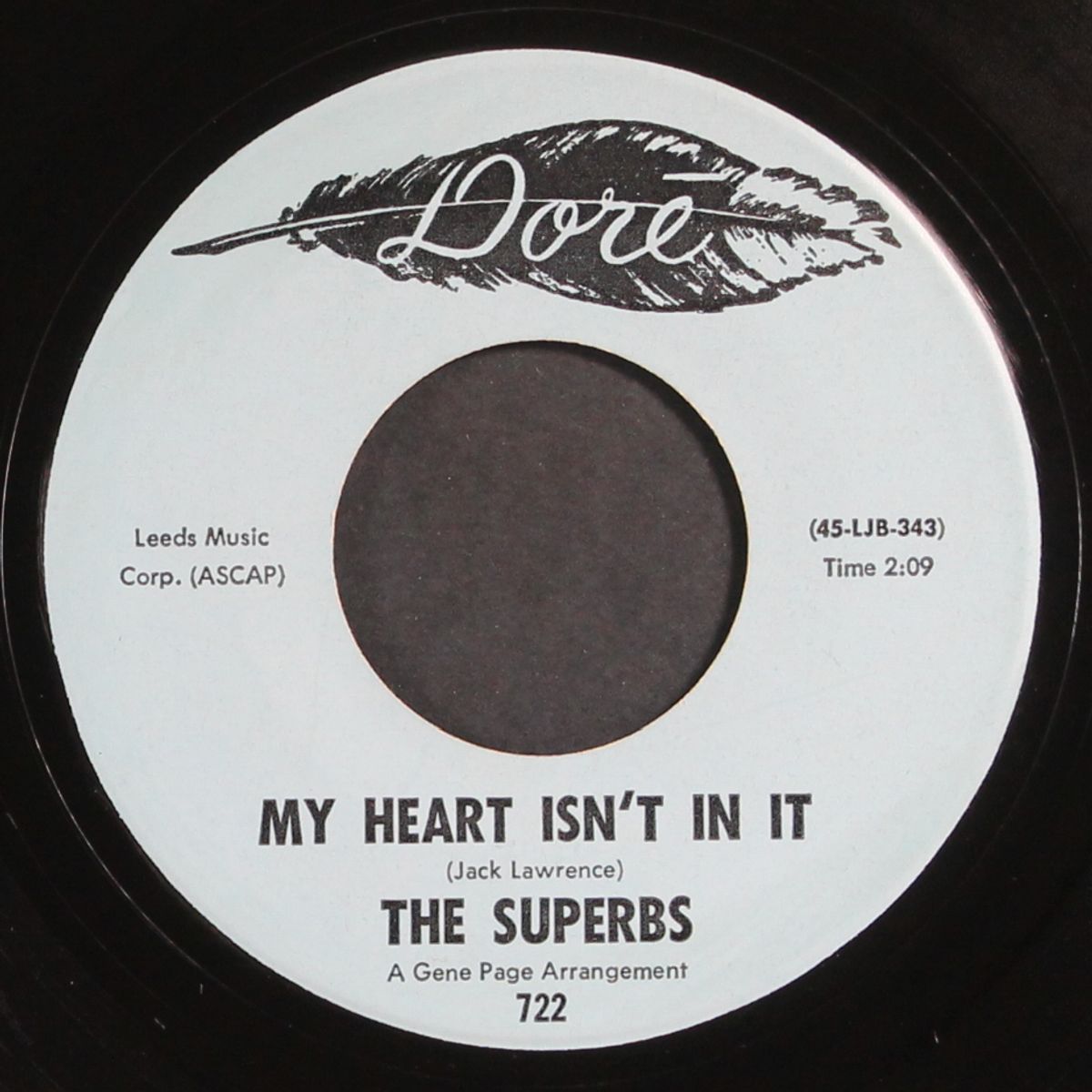 my heart isn't in it / sad sad day by SUPERBS