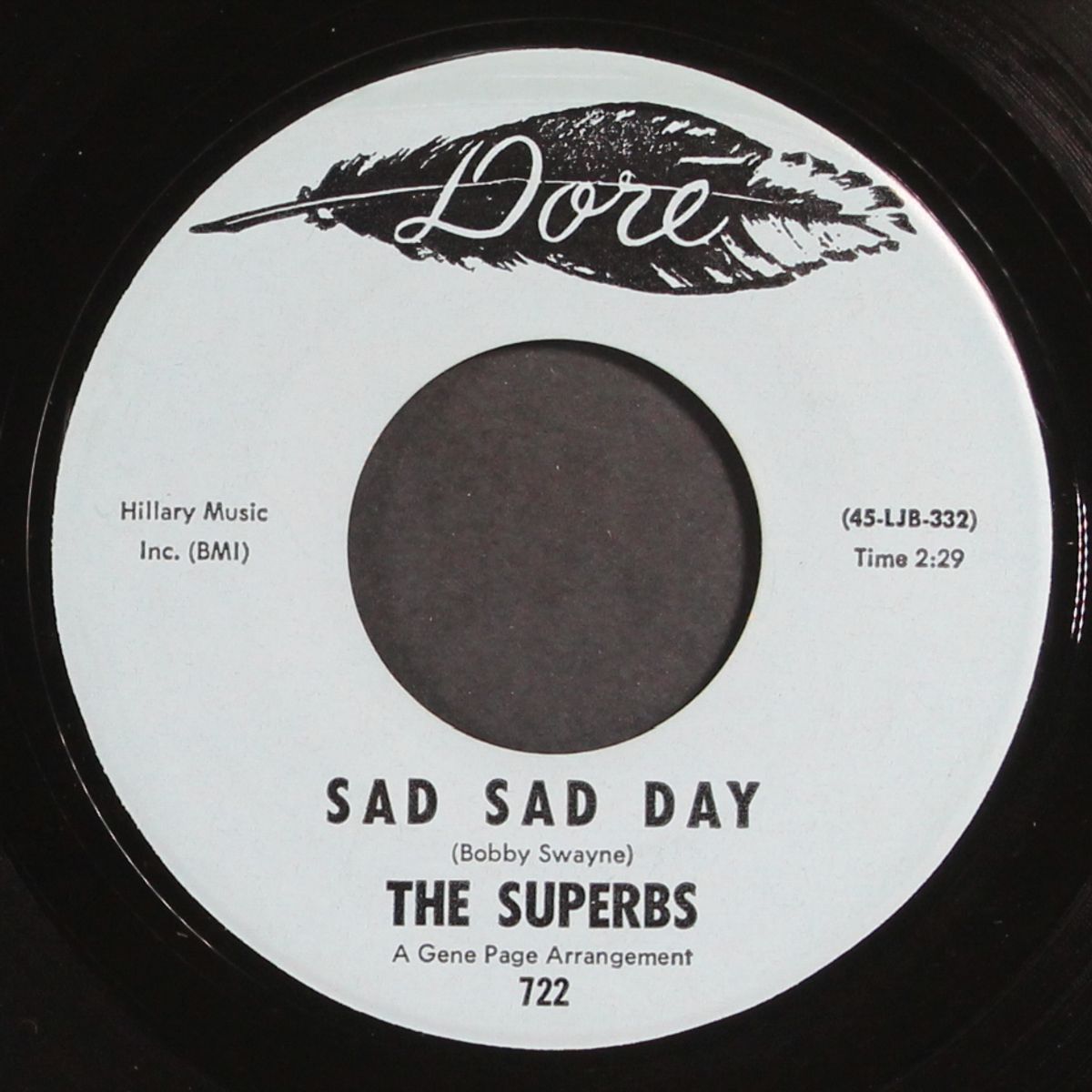 my heart isn't in it / sad sad day by SUPERBS