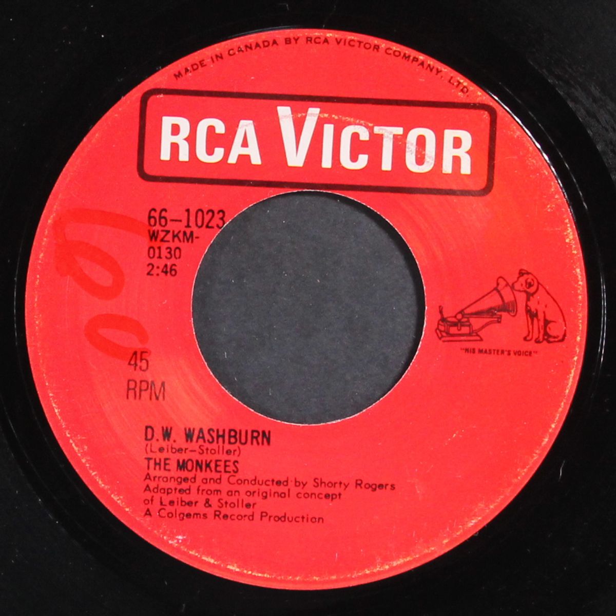 d.w. washburn / it's nice to be with you by MONKEES