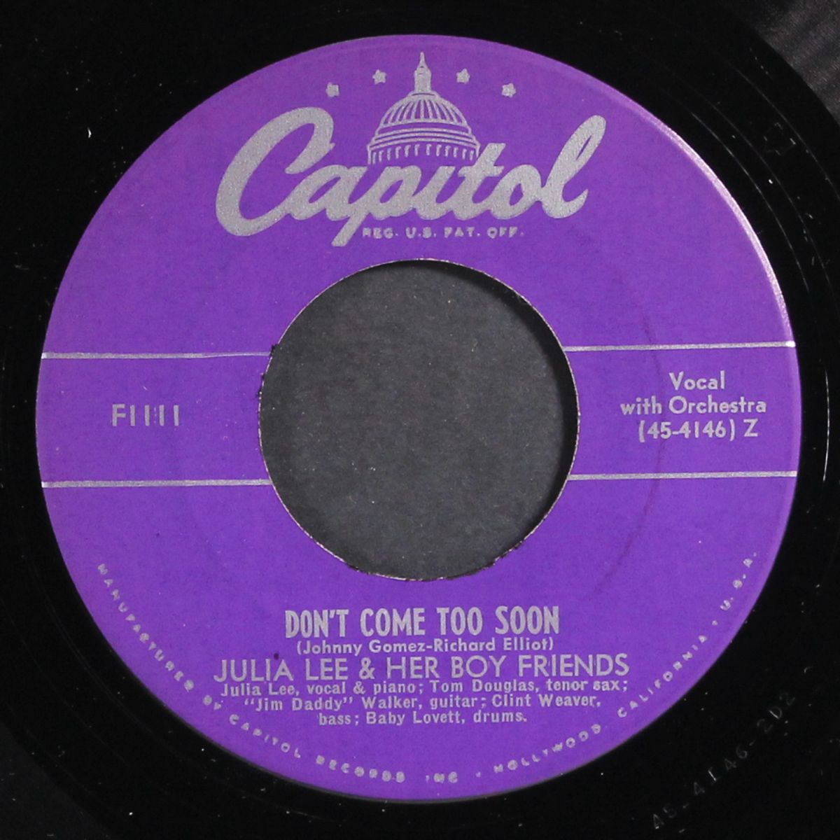 my man stands out / don't come to soon by JULIA LEE & BOYFRIENDS