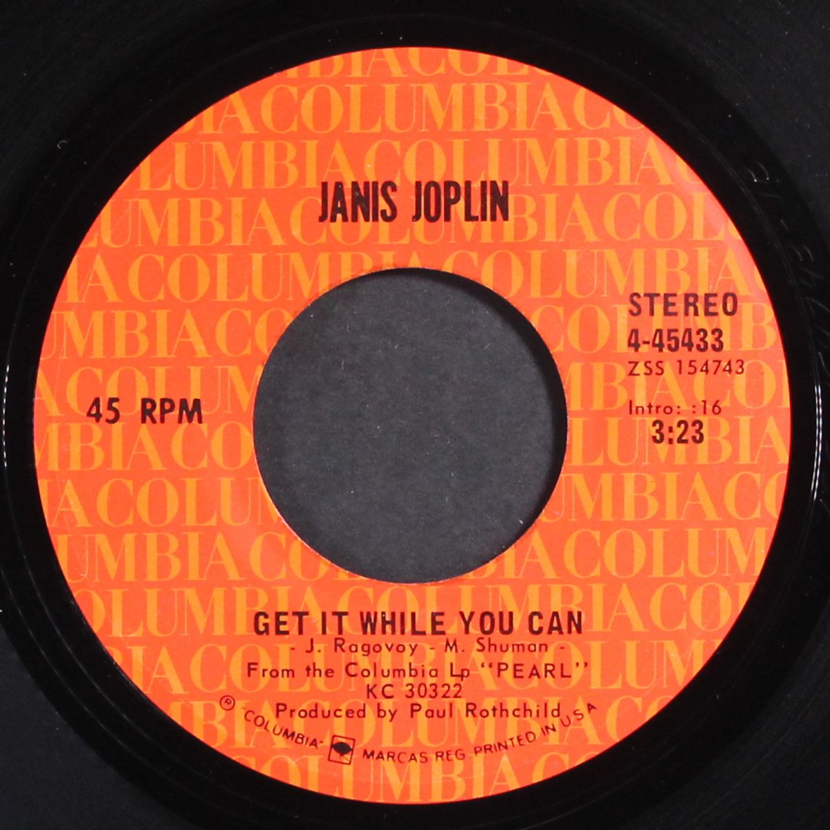 get it while you can / move over by JANIS JOPLIN