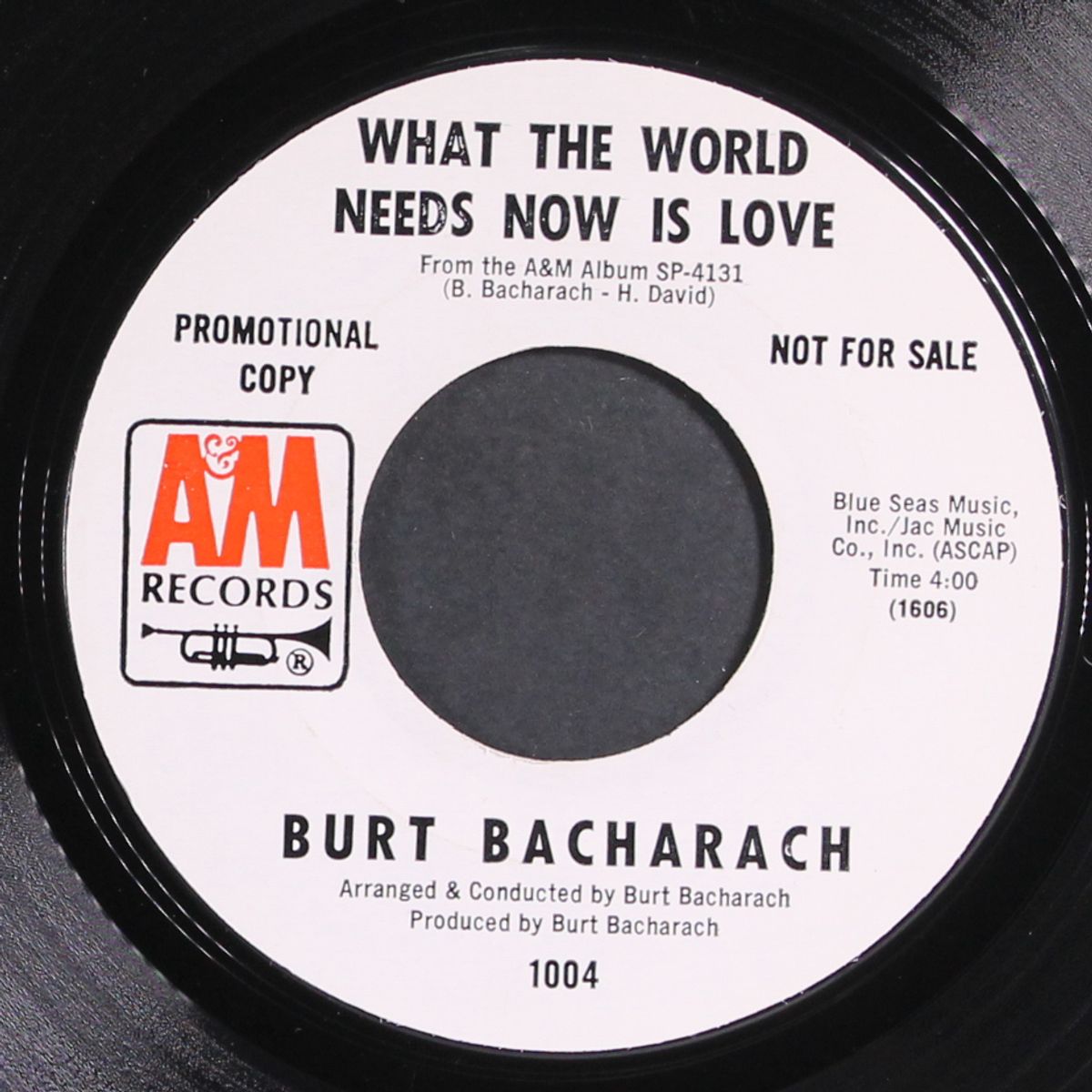 the bell that couldn't jingle / what the world needs now is love by BURT BACHARACH