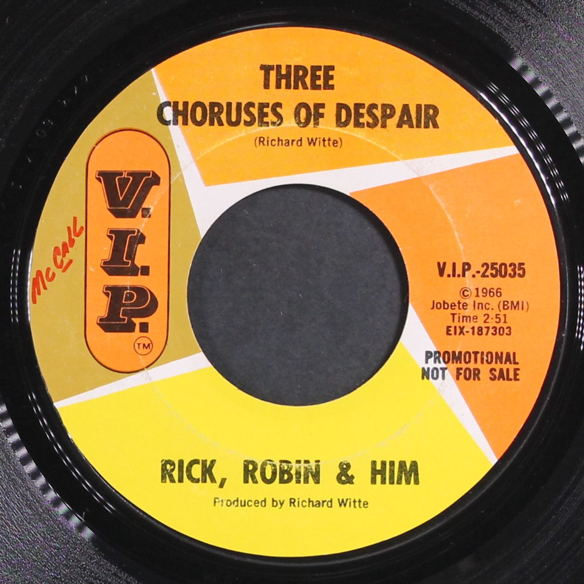 three choruses of despair by RICK, ROBIN & HIM