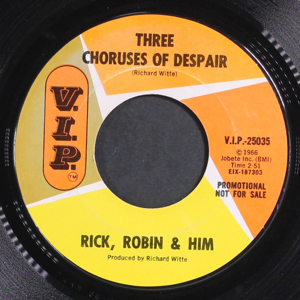 three choruses of despair by RICK, ROBIN & HIM