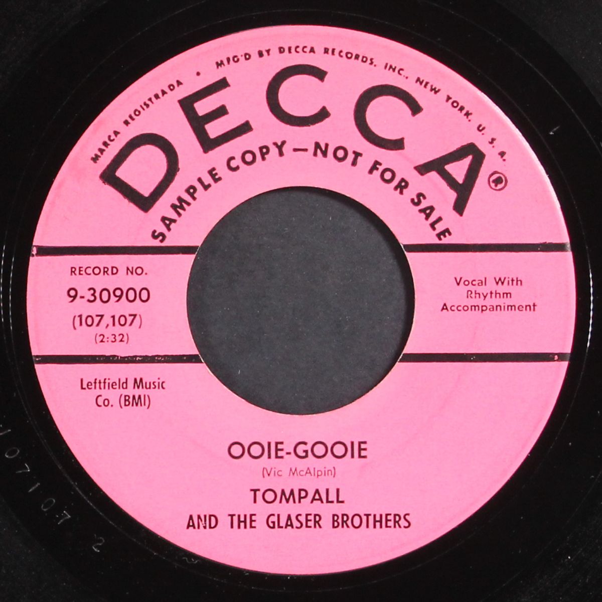 ooie-gooie by TOMPALL & GLASER BROTHERS
