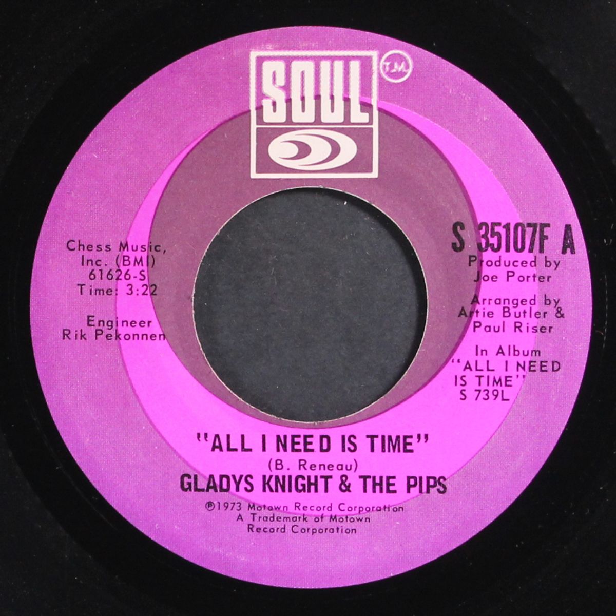 all i need is time by GLADYS KNIGHT & PIPS