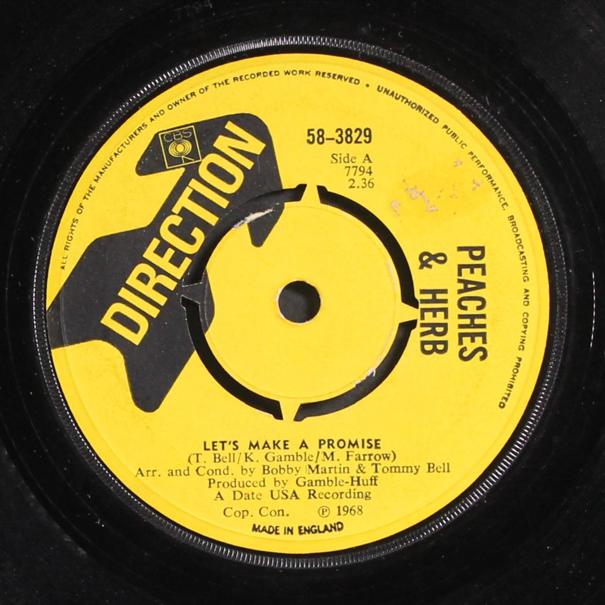 let's make a promise by PEACHES & HERB