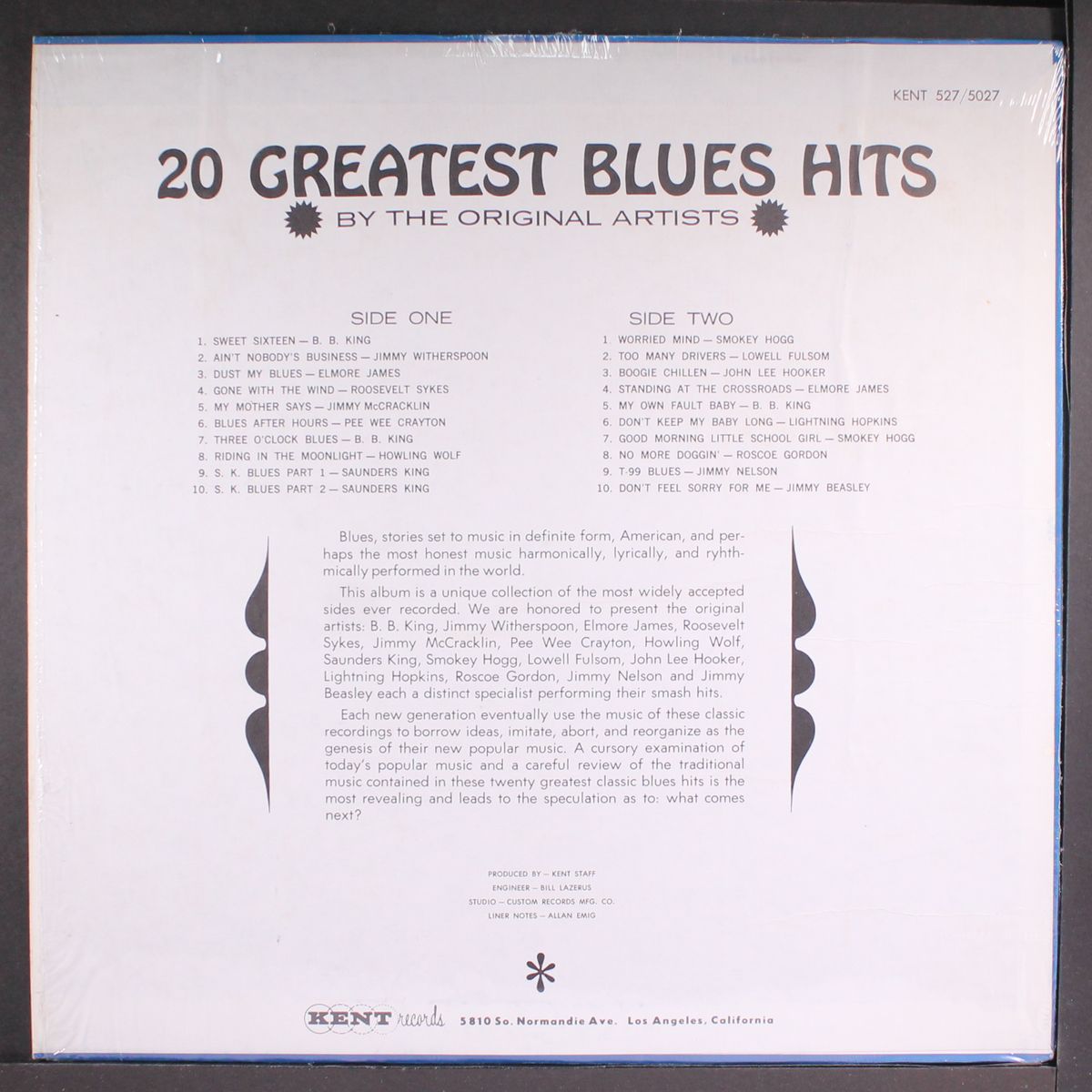 20 greatest blues hits by VARIOUS