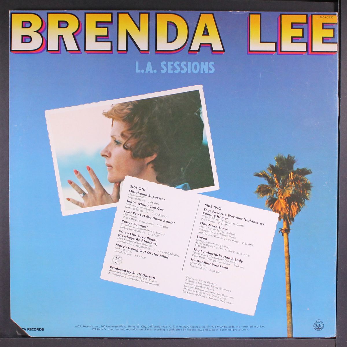 l.a. sessions by BRENDA LEE