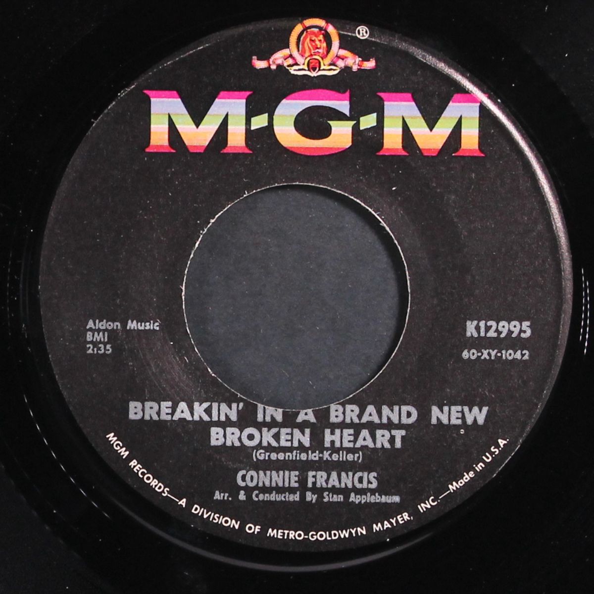 breakin' in a brand new broken heart / someone else's boy by CONNIE FRANCIS