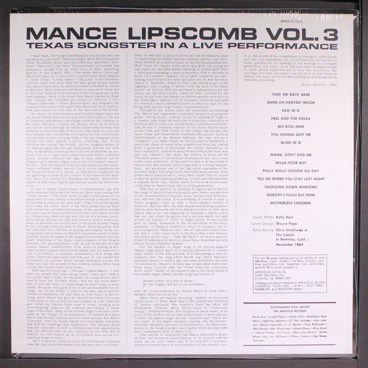 vol. 3 by MANCE LIPSCOMB