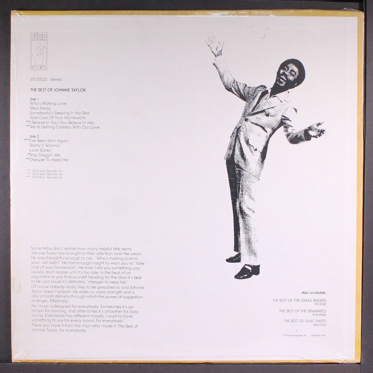 best of by JOHNNIE TAYLOR