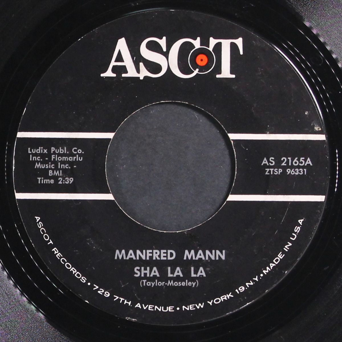sha la la / john hardy by MANFRED MANN