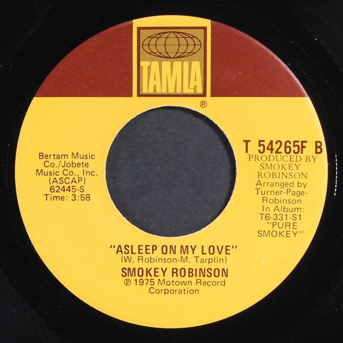 quiet storm / asleep on my love by SMOKEY ROBINSON
