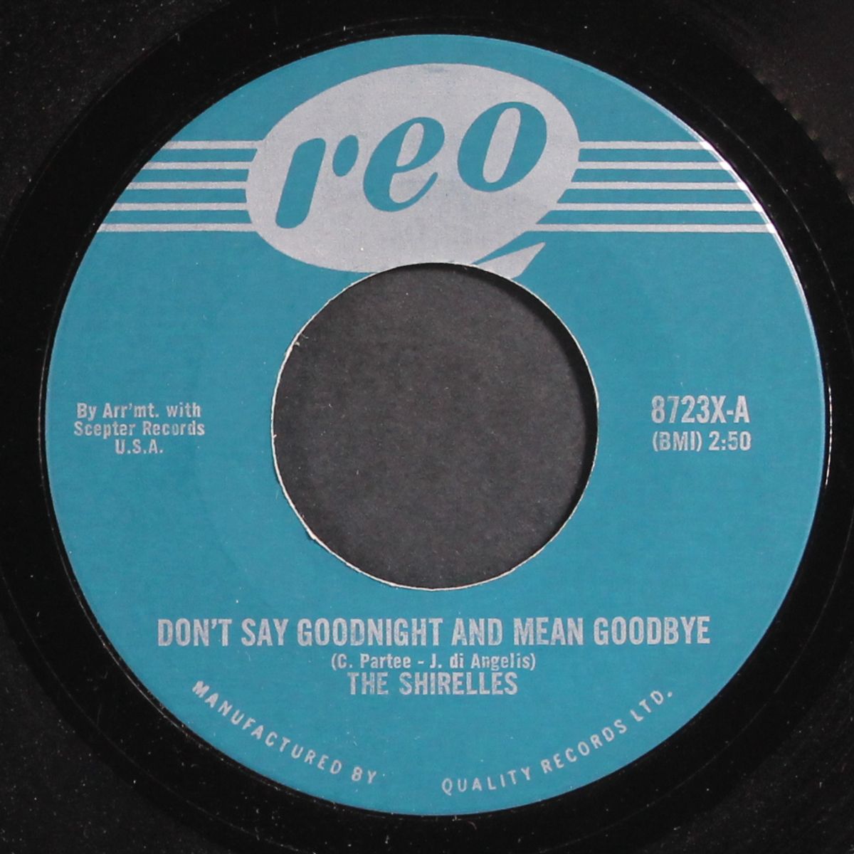 everybody loves a lover / don't say goodnight & mean goodbye by SHIRELLES