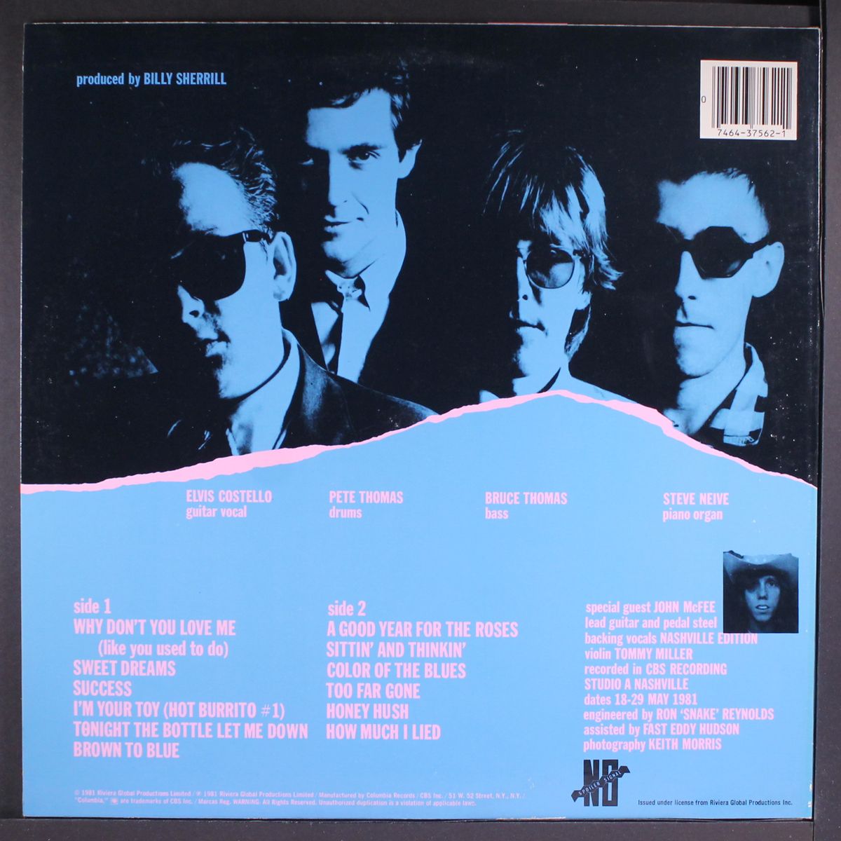 almost blue by ELVIS COSTELLO & ATTRACTIONS