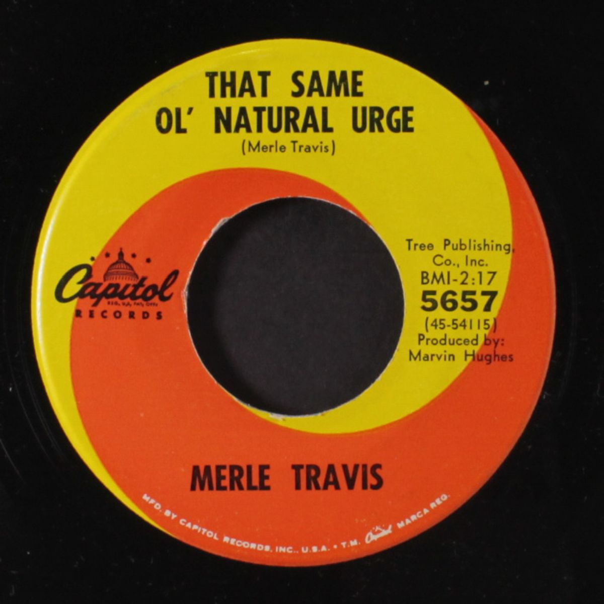 that same old natural urge by MERLE TRAVIS