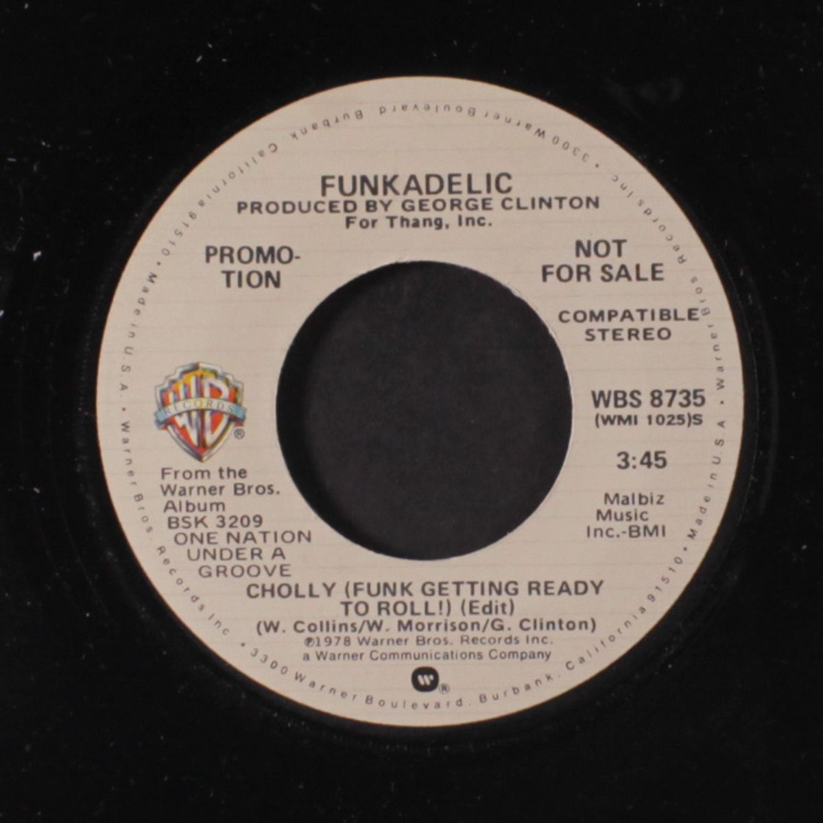 cholly (funk getting ready to roll) / same by FUNKADELIC