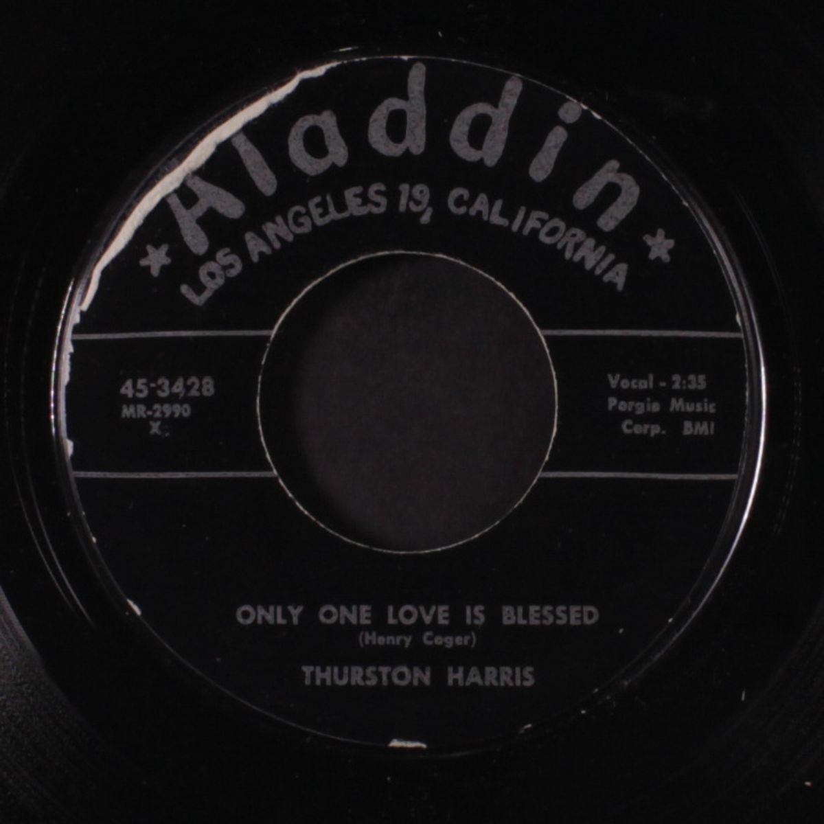 only one love is blessed / smokey joe's by THURSTON HARRIS