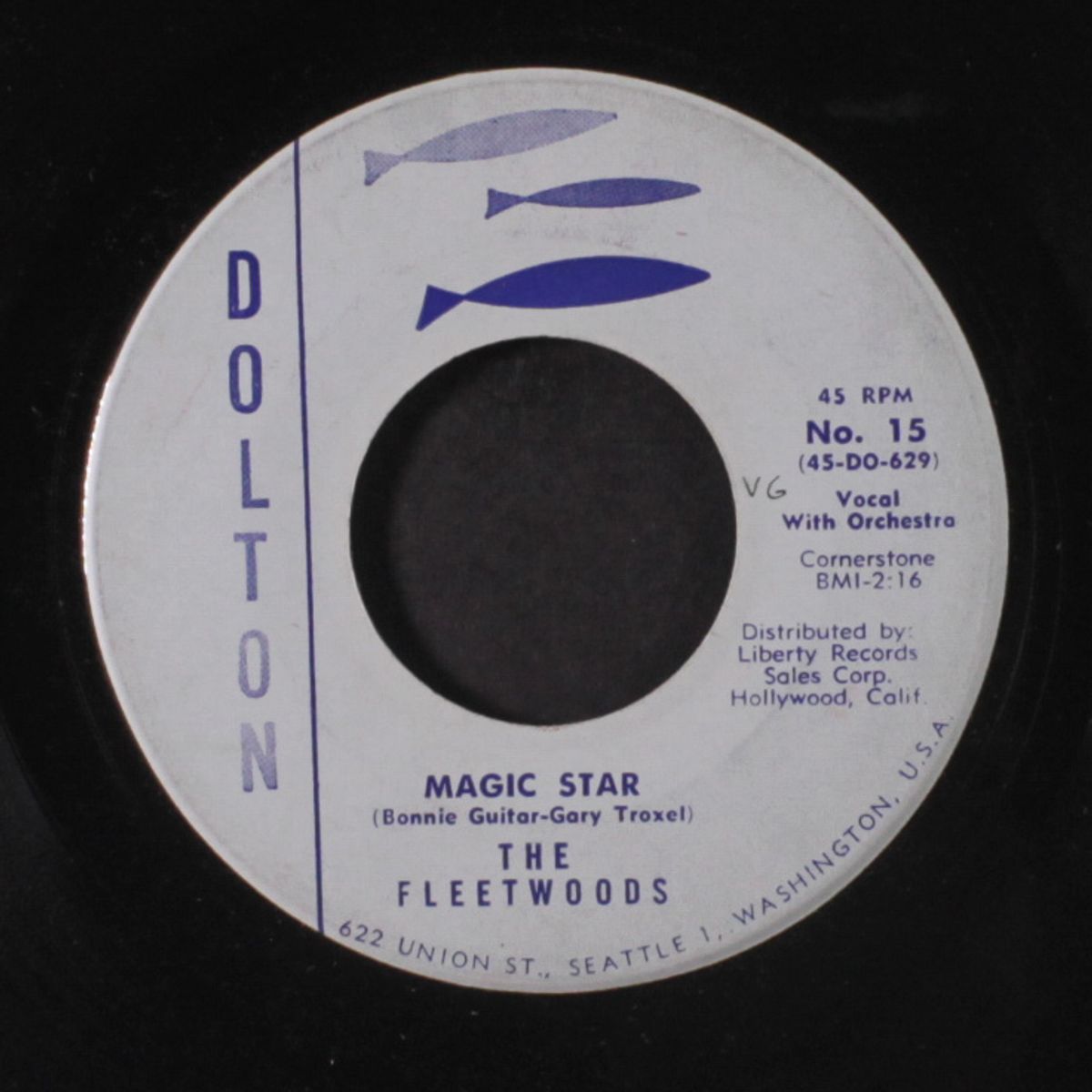 outside my window / magic star by FLEETWOODS