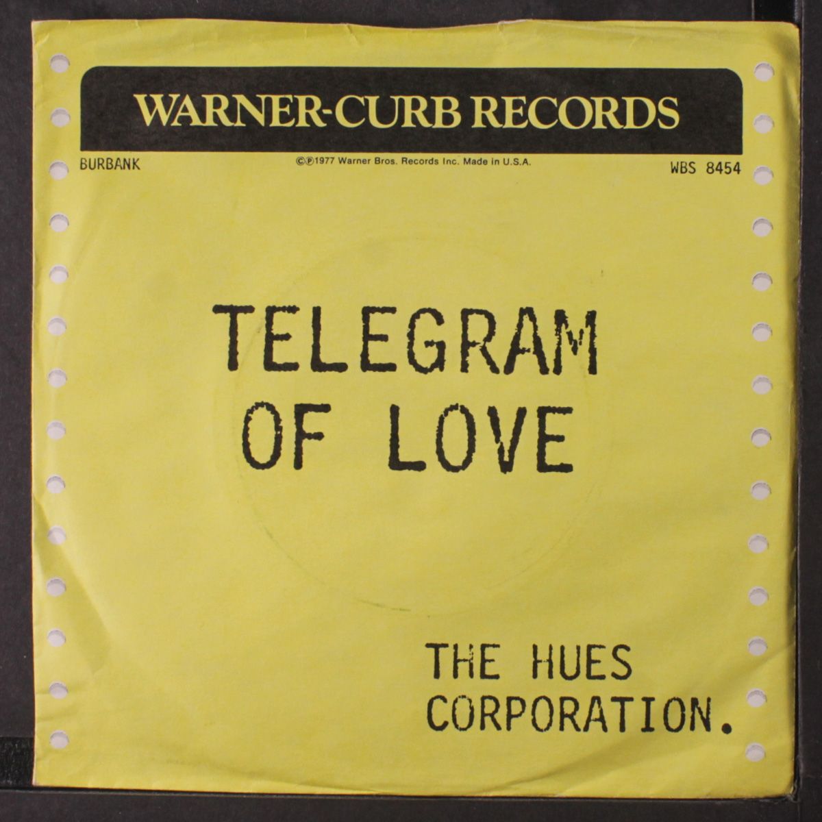 telegram of love / same by HUES CORPORATION