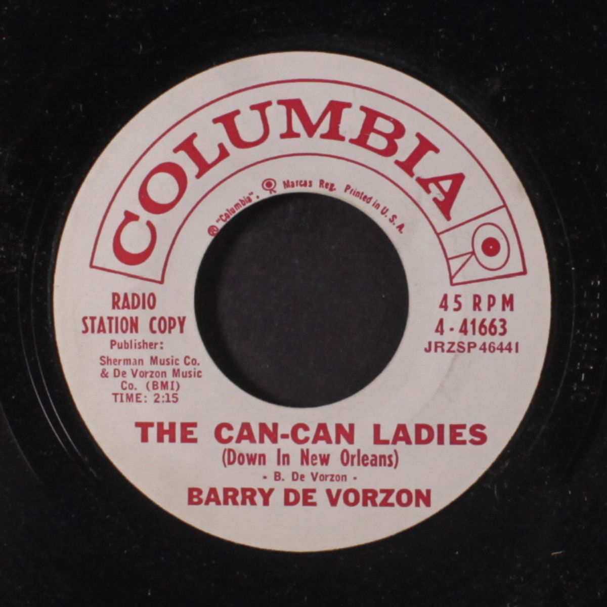 love you baby / the can-can ladies by BARRY DE VORZON