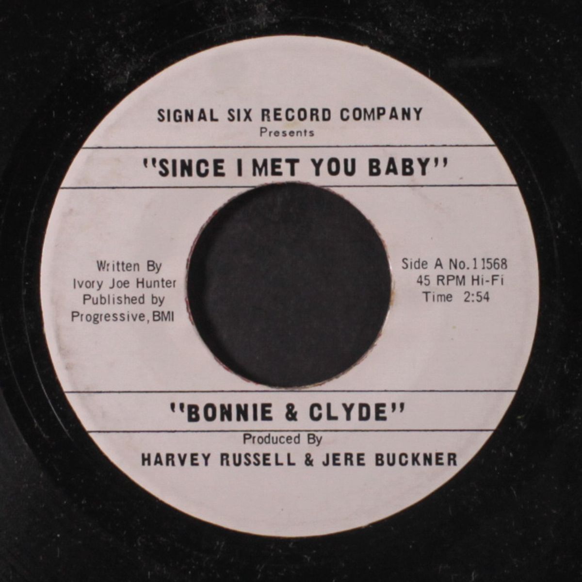 your cheating heart / since i met you baby by BONNIE & CLYDE
