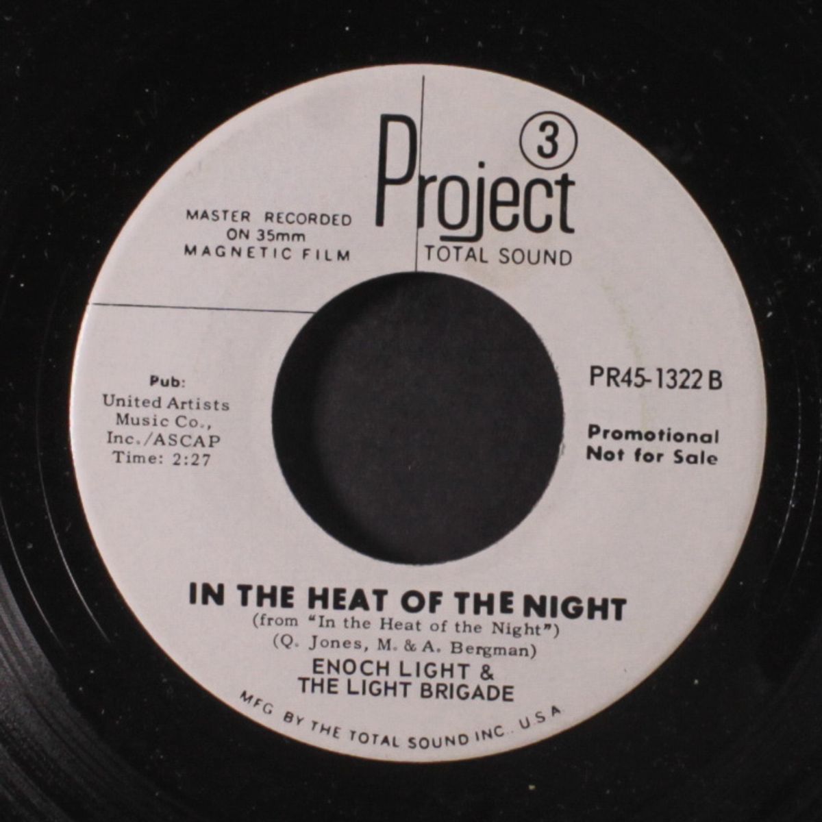 live for life / in the heat of the night by ENOCH LIGHT
