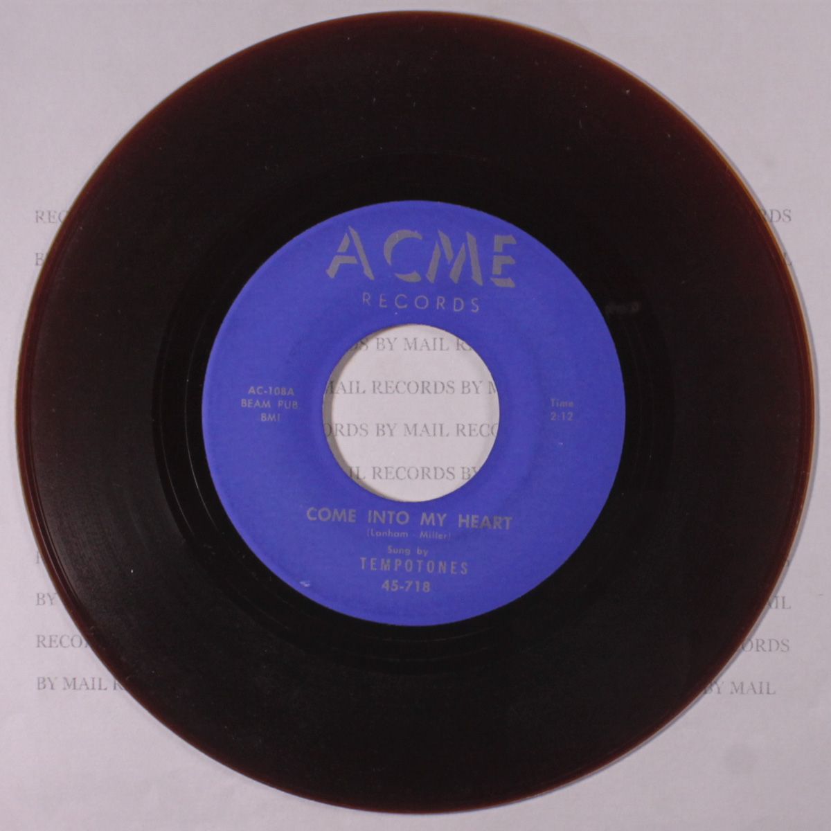 come into my heart / somewhere there is someone by TEMPOTONES
